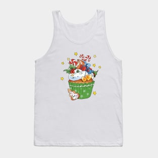 bunter Weihnachtsmuffin Tank Top